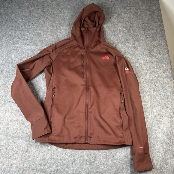 The North Face Jacket Steep Series Flash Dry Scuba Hoodie Men's Medium Burgandy - Picture 1 of 10